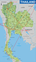 Route Map - Thailand