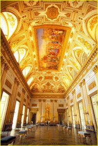 One of 1,000 of rooms in Palazzo Reale, Caserta near Napoli (design by Luggi Vanvitelli)