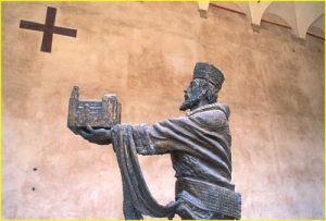 Entrance to Monreale Cathedral (Duomo), Sicily