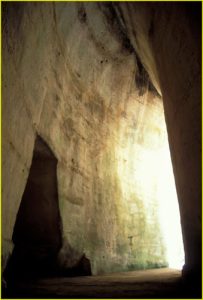 Ear of Dionysius grotta, Syracuse, Sicily