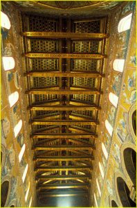 Ceiling of Duomo at Monreale, Sicily