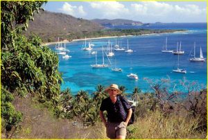 Port of Loveli Village on Mustique Island
