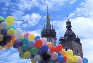 Mariacki Church floating away