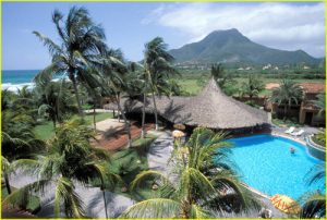 Pueblo Caribe with Guayamuri mountain in the background