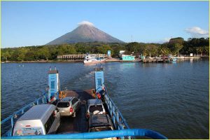Arriving at Omepete Island on Lago Nicaragua