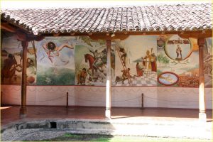 Courtyard in San Francisco Museum, Granada
