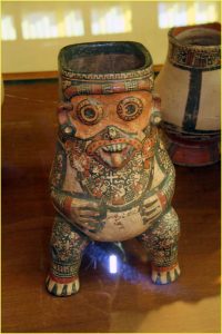 Zapatera pottery in San Francisco Museum, Granada