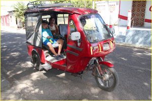 Our taxi on Ometepe Island