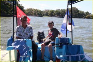 Cruising through Las Isletas on Lago Nicaragua