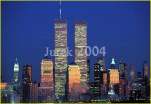 Lower Manhattan at dusk