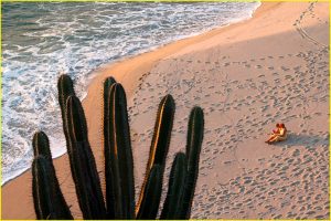 Sunset on San Agustin Beach