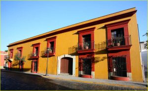 In the colonial center of the Oaxaca City