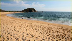 Conejos beach, Bahias de Huatulco, Pacific coast of Oaxaca