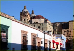 In the colonial center of the Oaxaca City