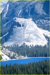 Tenaya Lake and Medlicott Dome, Yosemite N.P.