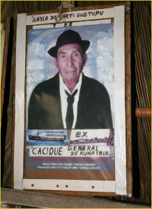 Portrait of current Chief (Cacique) of Kuna Yala Province - Museum on Carti Suitupo (Sugtupu) Island