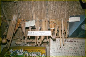 Artifacts in Kuna Museum on Carti Suitupo (Sugtupu) Island