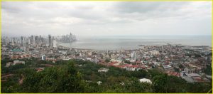 Panorama of Panama City from Cerro Ancon