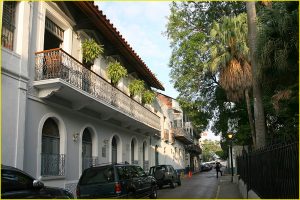 A street in Casco Viejo, Panama City