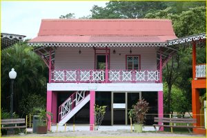 A replica of a rural colonial house, Mi Pueblitos, Panama City