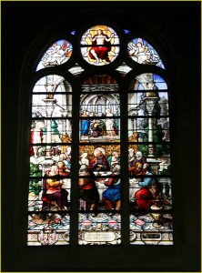 Window in the St. Etienne du Mont church