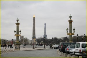 On the place de la Concorde