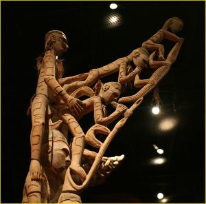 Exhibits in the Quai Branly Museum