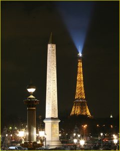 Eiffel Tower from place de la Concorde
