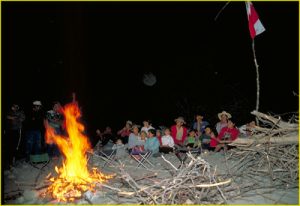 Bonfire of friendship in Canco