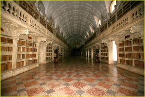 Library in Palace of Mafra