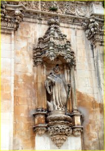 Statue of a Saint in Mosterio de Santa Maria de Alcobaca