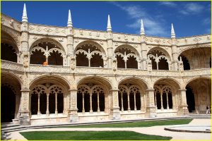 Cloister of Mosterio dos Jeronimos, Belem, Lisbon