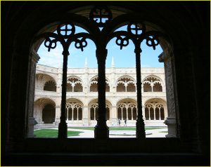 Cloister of Mosterio dos Jeronimos, Belem, Lisbon