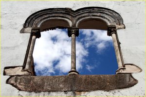Evocative castle ruins at Estremoz
