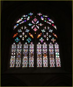 Stained-glass windows in Dominican abbey of Santa Maria da Vitoria, Batalha