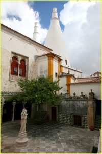 A courtyard in National Palace, Sintra