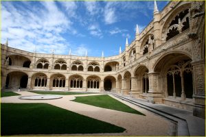 Courtyard of Mosteiro dos Jeronimos, Lisbon