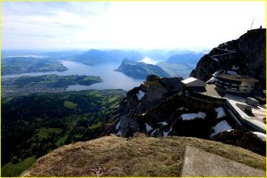 Lake Lucerne seen from Mt. Pilatus