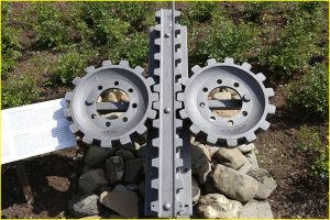One type of cog and pinion mechanism