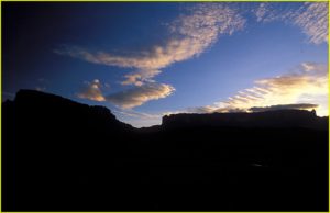 Roraima and Kukenan at sunrise
