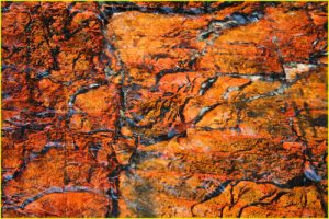 Riverbed at Quebrada de Jaspe waterfalls - Gran Sabana