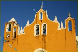 Facade of the Convento de San Antonio de Padua, Izamal