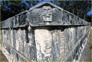 Tzompantli (Temple of Skulls), Chichen Itza