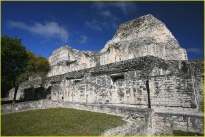 Estructura I with two Rio Bec style towers, Becan