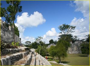 At the Mayan site of Kohunlich