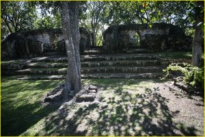 At the Mayan site of Kohunlich