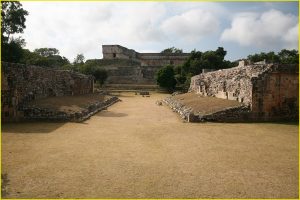 Ball Court and the Governor's Palace, Uxmal