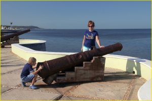 Defending Campeche waterfront